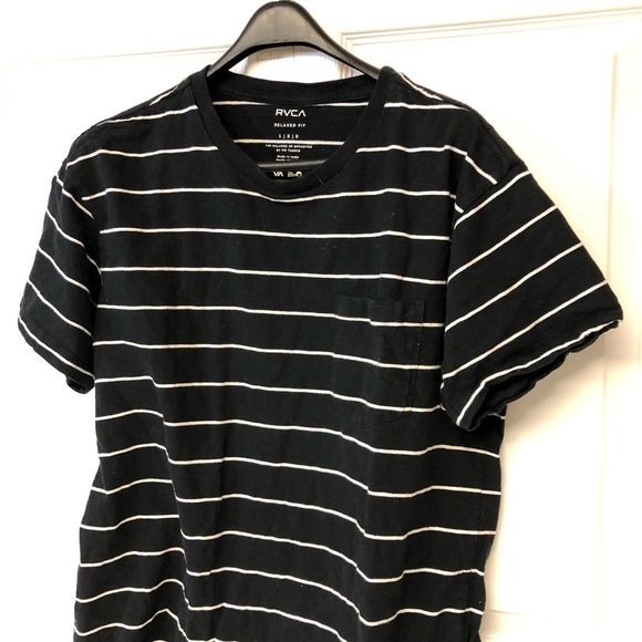 RVCA Other - 👕RVCA Stripped Pocket Tee
